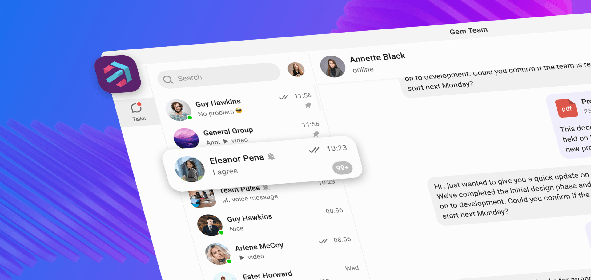 Team Chat App